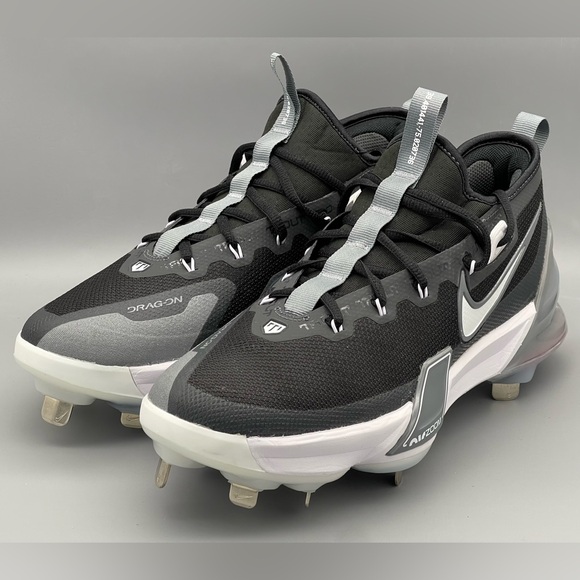 Nike Force Zoom Trout 9 Elite Baseball Cleats Black FB2906-001 Mens Sz 8 NEW - Picture 1 of 9